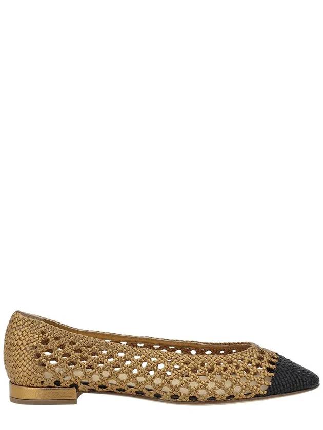 프란체스코 루소 컷아웃 디테일 대조 발가락 발레리나 R1P955N200_334