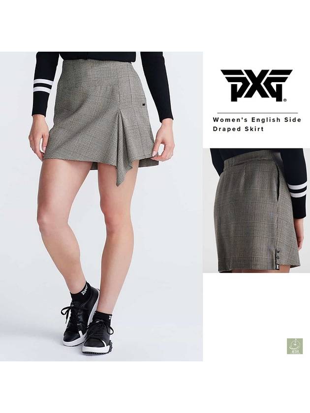 PXG 골프웨어 여성 사이드 러플 주름 플리츠 치마 속바지 봄 여름가을 여자 골프스커트