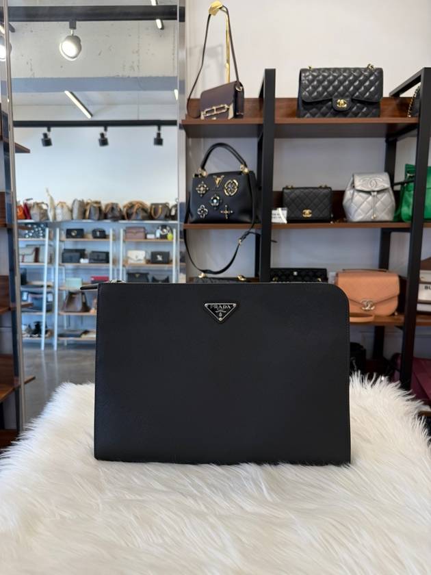 다올 상인점 프라다 사피아노 브리프케이스 클러치 2VN003 상태 A