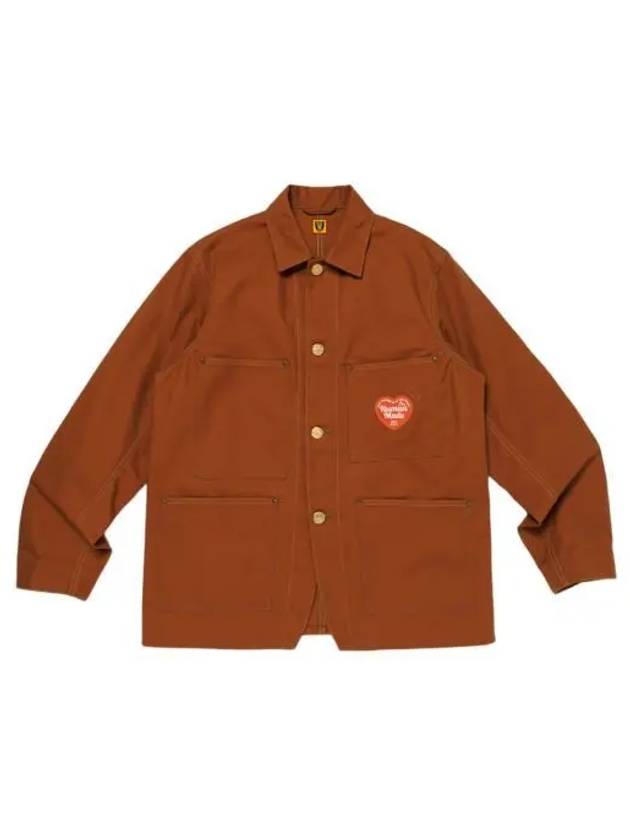 휴먼 메이드 덕 커버올 자켓 브라운 Human Made Duck Coverall Jacket Brown