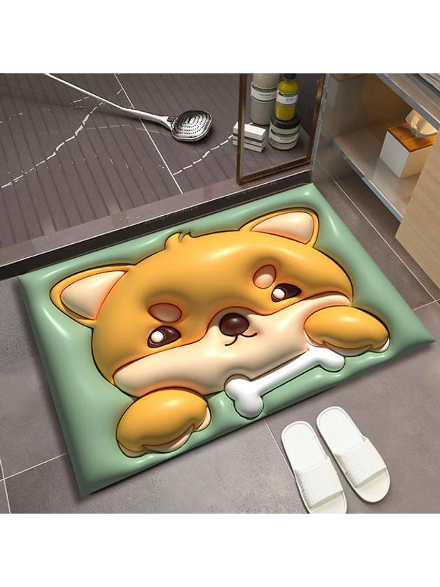 포유매트 3D 동물원 규조토 발매트