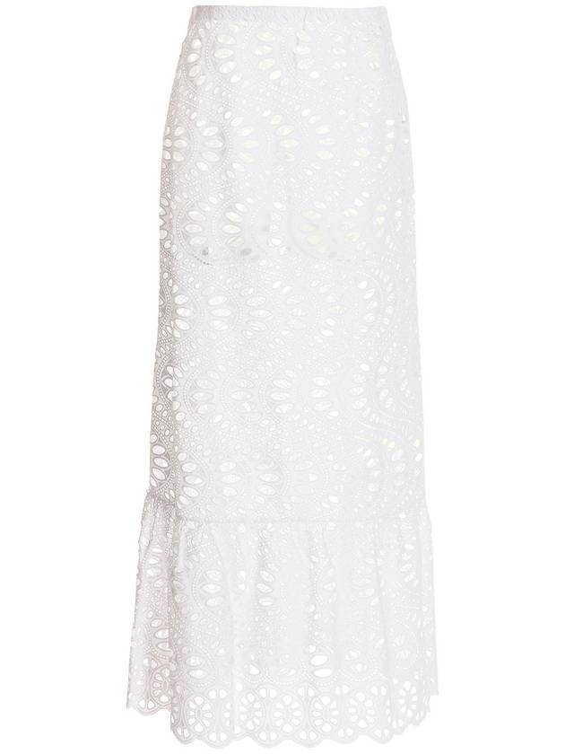 Giambattista Valli Macram long skirt