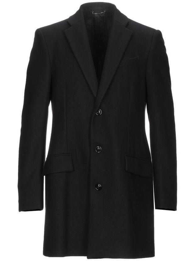 돌체앤가바나 싱글 브레스티드 롱 자켓 블랙