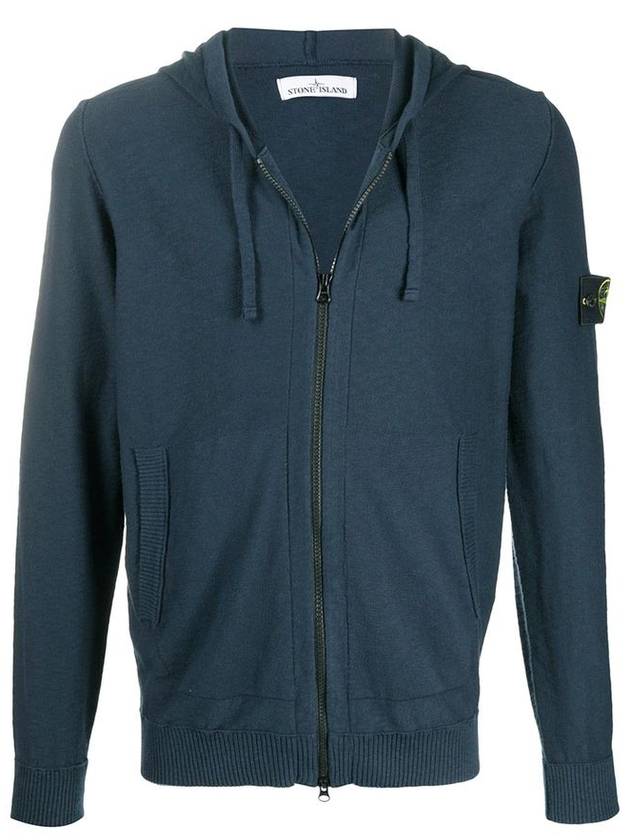 스톤아일랜드 11주년 와펜 패치 후드자켓 네이비