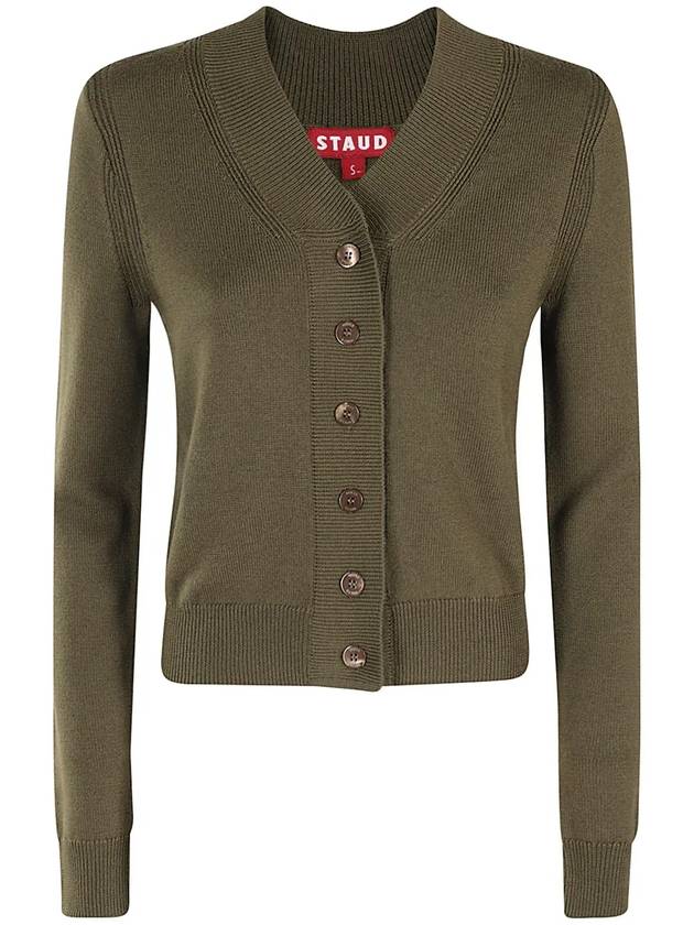 Staud Baxter 버튼업 카디건 R24F3118MW_SGGR