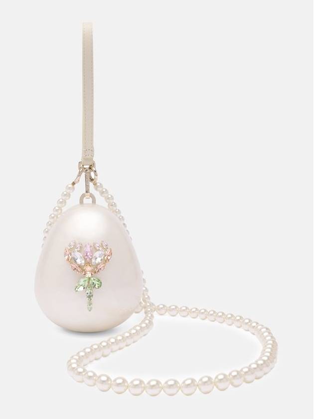 Simone Rocha Micro Egg Bag Pearl Crossbody