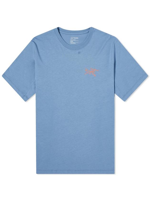아크테릭스 아크멀티 버드 로고 반팔 티셔츠 스톤 워시