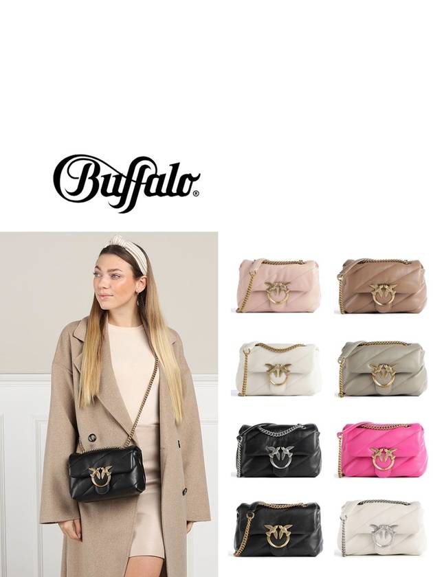 핀코 가방 러브 미니 퍼프 양가죽 숄더백 100039 A0F2