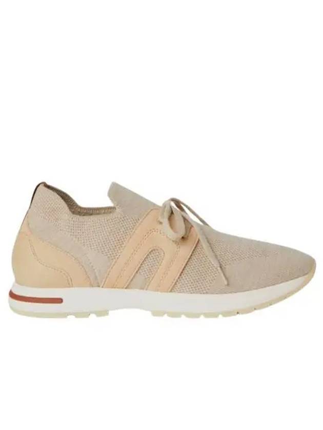 W 로로 피아나 360 LP 플렉시 워크 레이디 스니커즈 베이지 멜란지 W Loro Piana 360 LP Flexy Walk Lady Sneakers Beige Melange