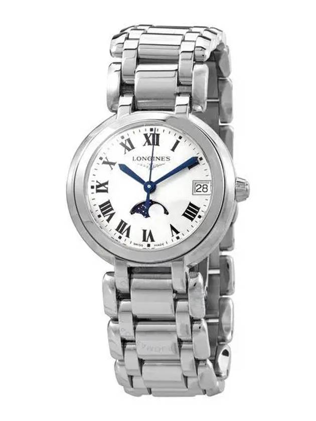 4205550 Longines Prima Luna Quartz White Dial Ladies Watch