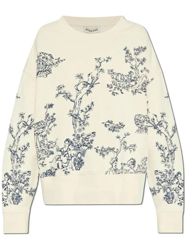 문테 파스토럴 자수 스웨터 2511118251630_CREME