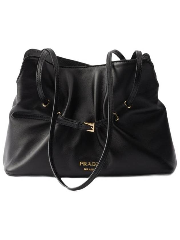 프라다 스몰 프라다 다다 나파 레더 백 블랙 1BG586 2DX8 F0002