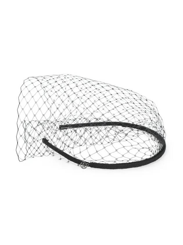 메종 미셸 로고 챠밍 베일 2333003001_BLACK