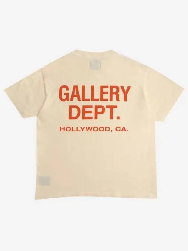 갤러리 디파트먼트 수베니어 티셔츠 크림 Gallery Dept. Souvenir T Shirt Cream