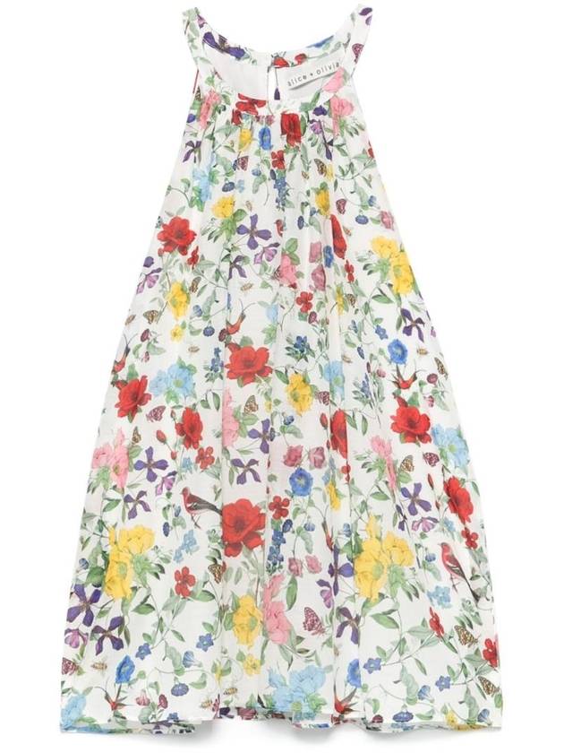 앨리스앤올리비아 여성 ERNA COTTON AND LINEN MINI DRESS CC503P79018F178
