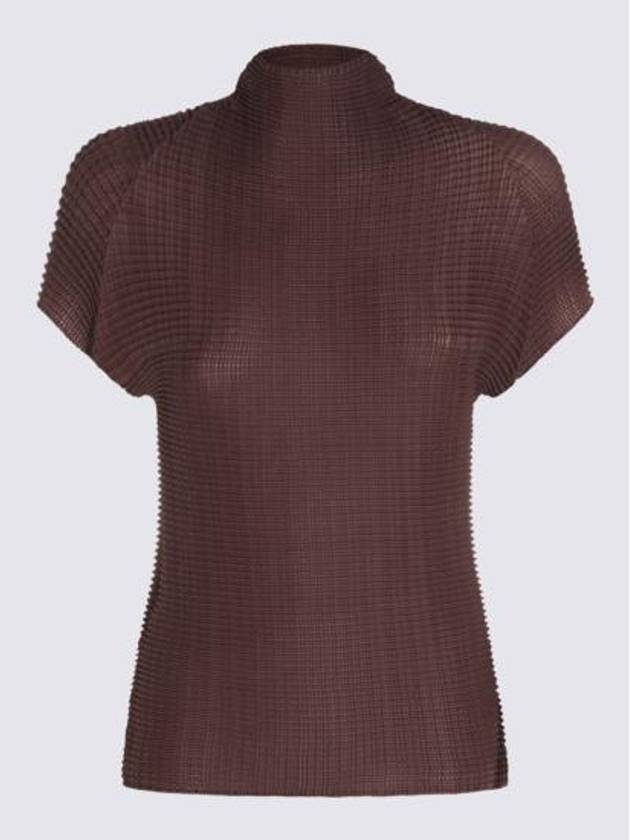 25SS 이세이 미야케 셔츠 IM56FJ40189 NASU BROWN