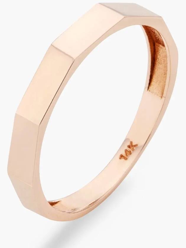 주문후제작 14K 솔리드 스퀘어 반지