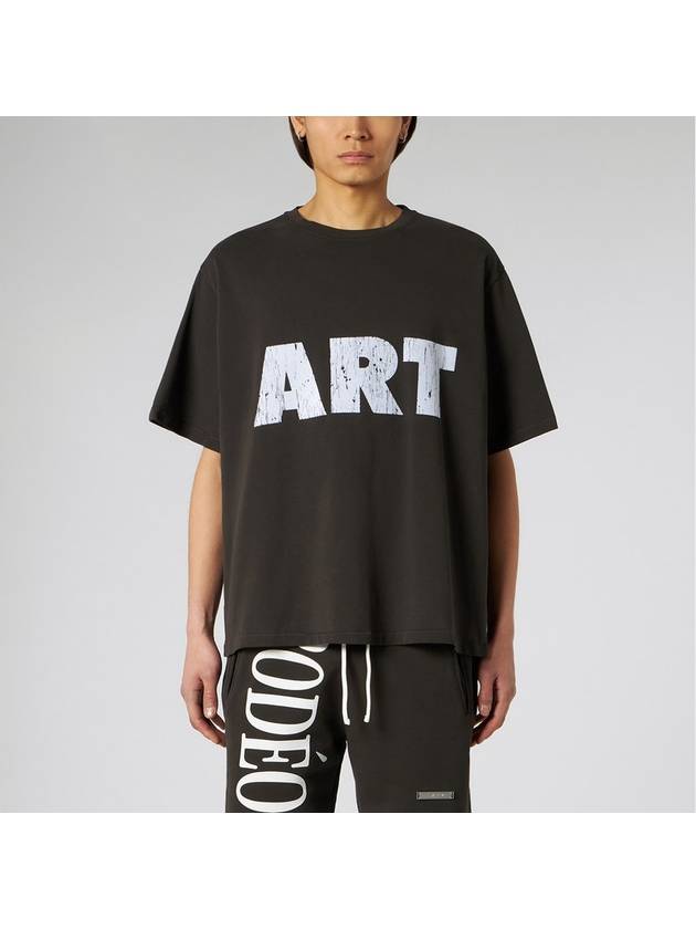 1989 STUDIO T-Shirt SS Art dark brown