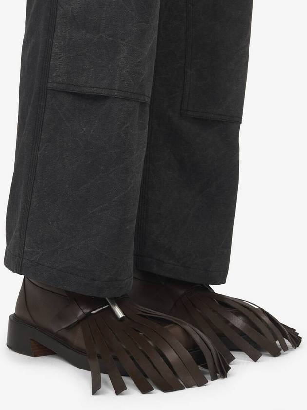 알렉산더 맥퀸 T 바 프린지 로퍼 807867WHABB1517