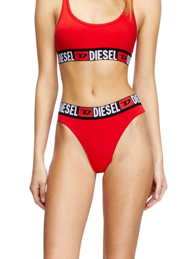 Diesel - 3-pack thongs with logo waist - Strings - Woman - Multicolor