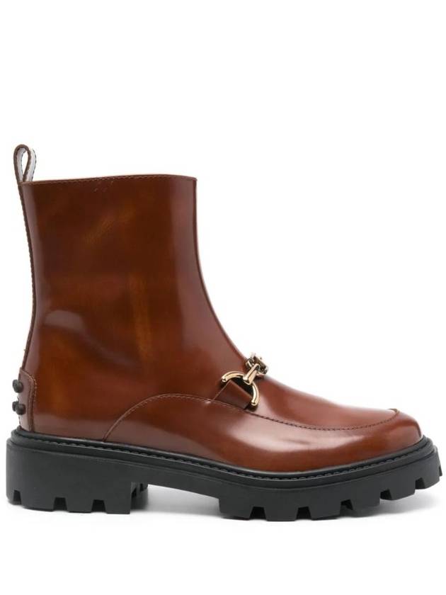 토즈 leather ankle boots XXW08J0IS50AKT