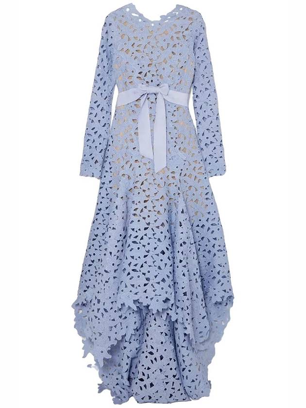 ASYMMETRIC GUIPURE DRESS