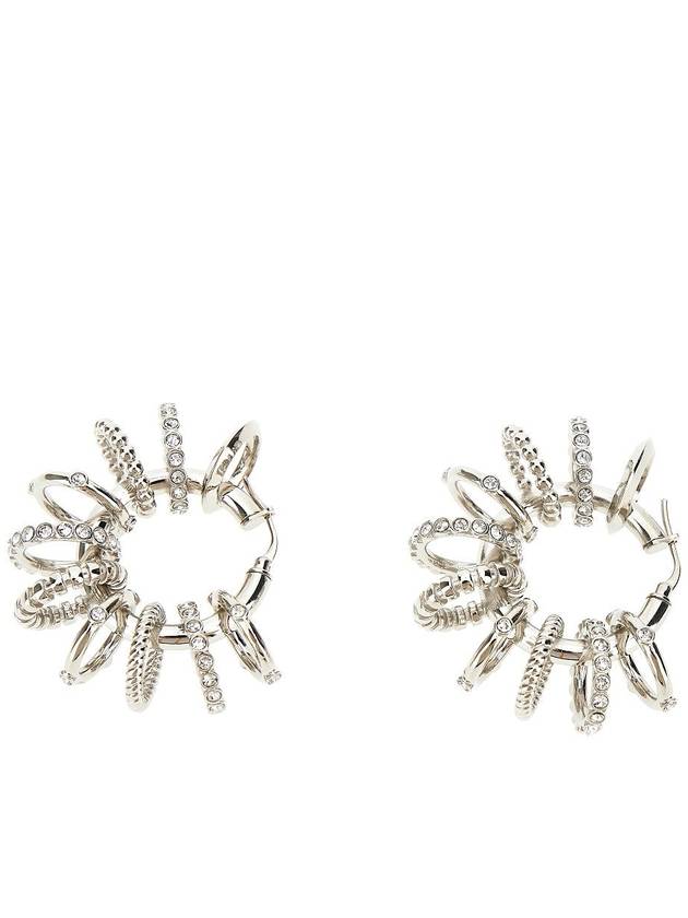 AMINA MUADDI Multi Ring hoop earrings Woman One Size
