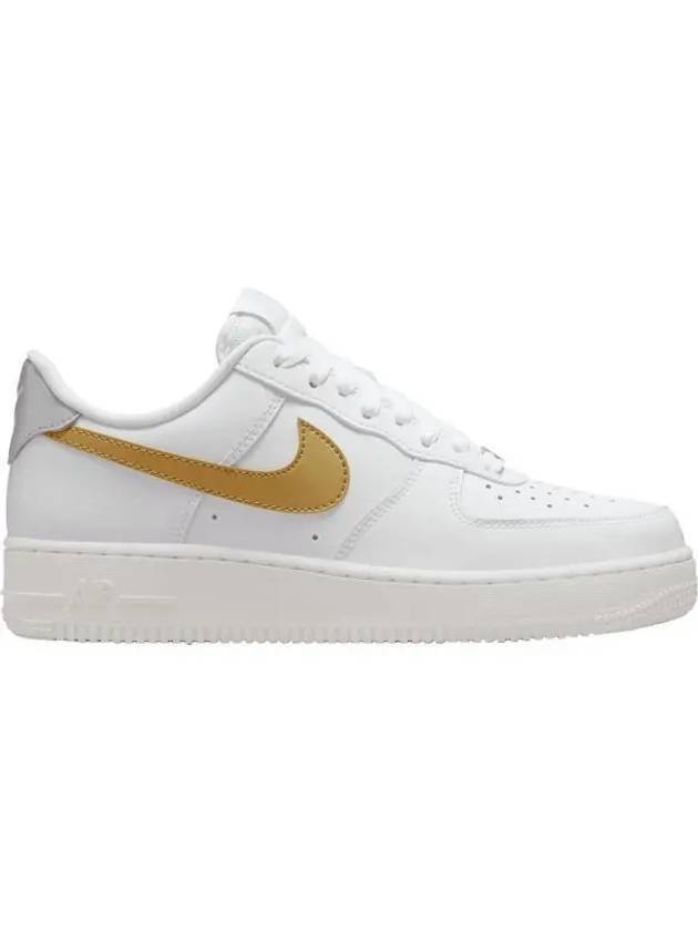 나이키 에어포스 1 07 로우탑 스니커즈 화이트 골드
