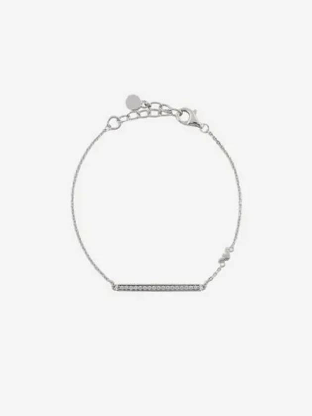 W 엠포리오 아르마니 스털링 실버 ID 브레이슬릿 실버 W Emporio Armani Sterling Silver ID Bracelet Silver