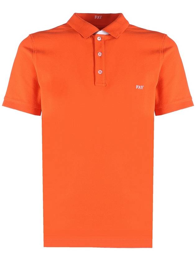 Fay Stretch cotton polo
