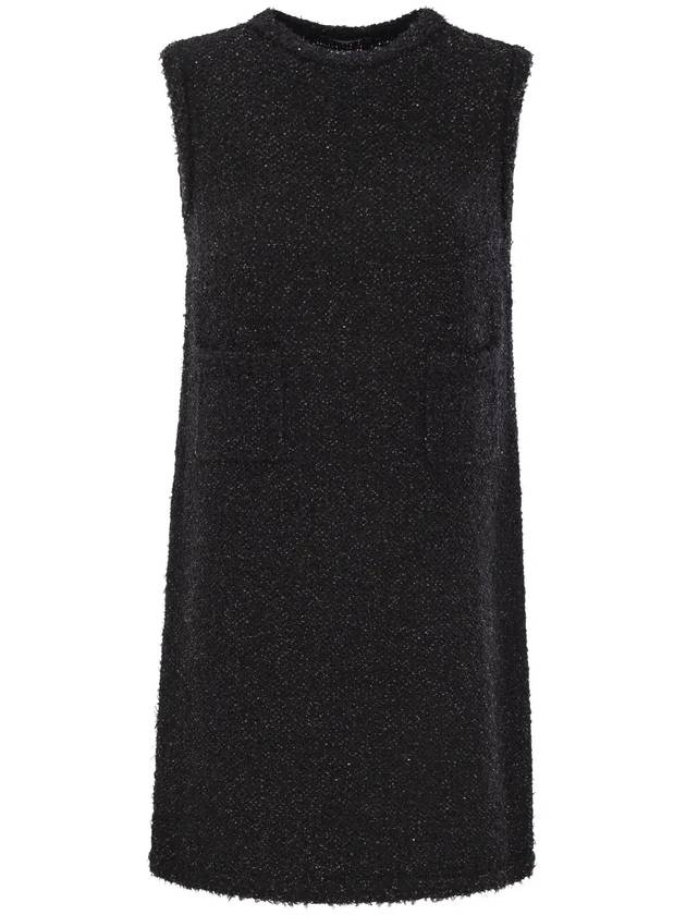 파비아나 필리피 트위드 슬리브리스 니트 드레스 ABD265F175_VR4