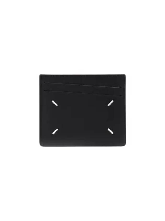 메종 마르지엘라 보빈 레더 카드 홀더 블랙 Maison Margiela Bovine Leather Card Holder Black