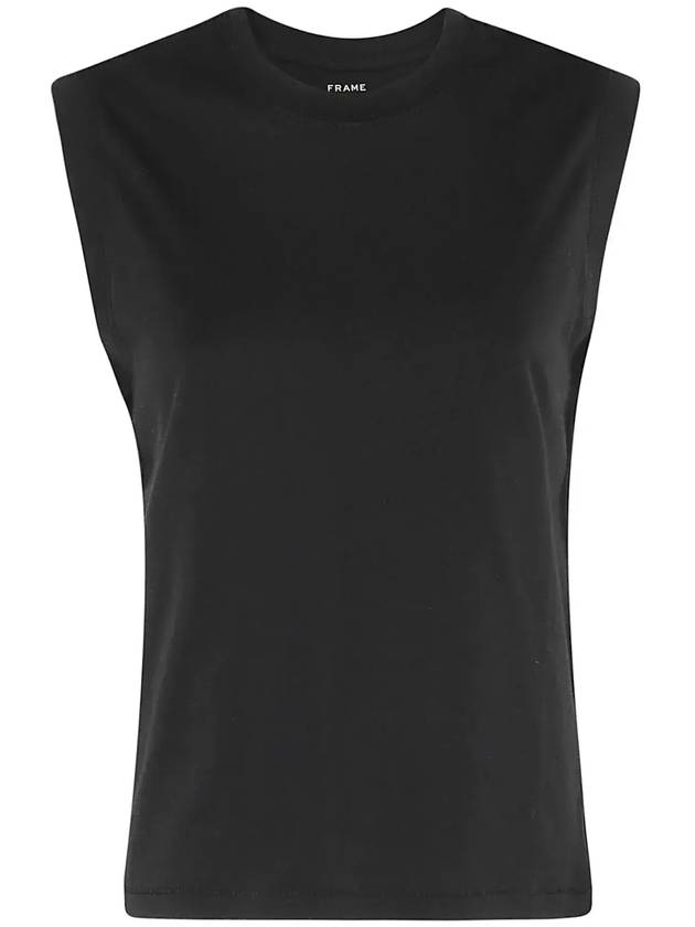 프레임 머슬 크루넥 탱크탑 WS24JTE002_BLK