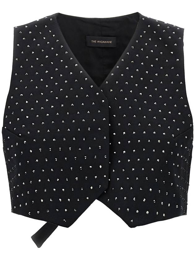 THE ANDAMANE TM140913BTNP207BLACK & 39 나딘 크리스탈& 39 조끼