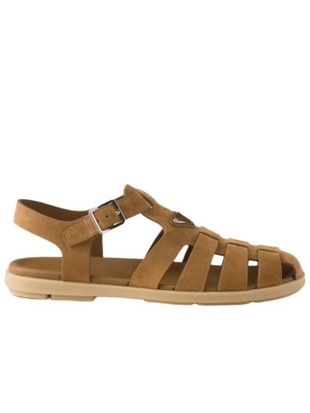 프라다 스웨이드 피셔맨 샌들 시나몬 2X3119 054 F0401