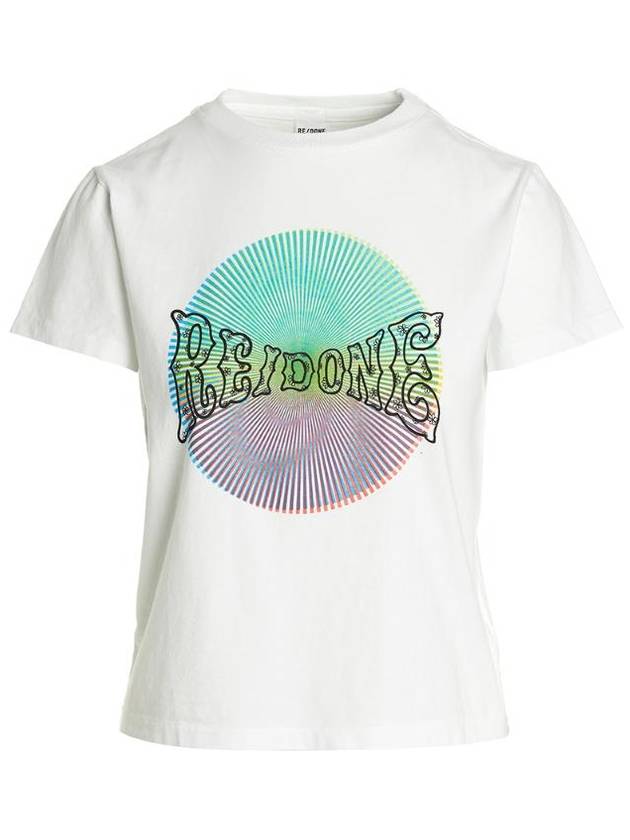 JF 리던 White T shirt Classic Tee 13702WCGT265OPTICWHITE