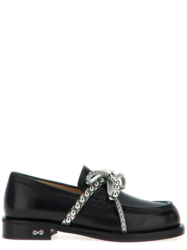 Mach & Mach - Crystal Studs Loafers