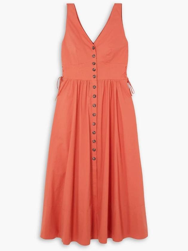 NB07 살로니 여성 원피스 Luella bow detailed cotton blend poplin midi dress 1647597347885653