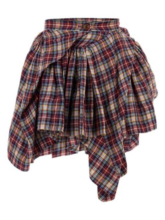 25SS 비비안웨스트우드 숏 스커트 1K010028W013R O202 PRINTED