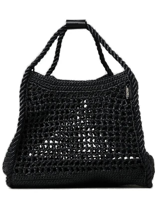 Max Mara 로고 패치 탑 핸들 백 2414511122600_001