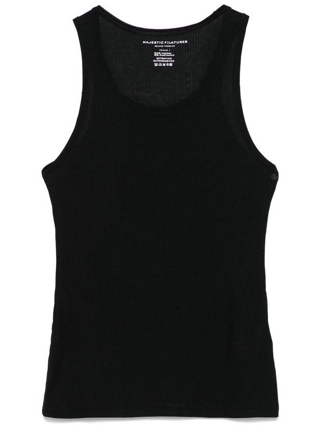 Majestic Filatures - Black T Shirts