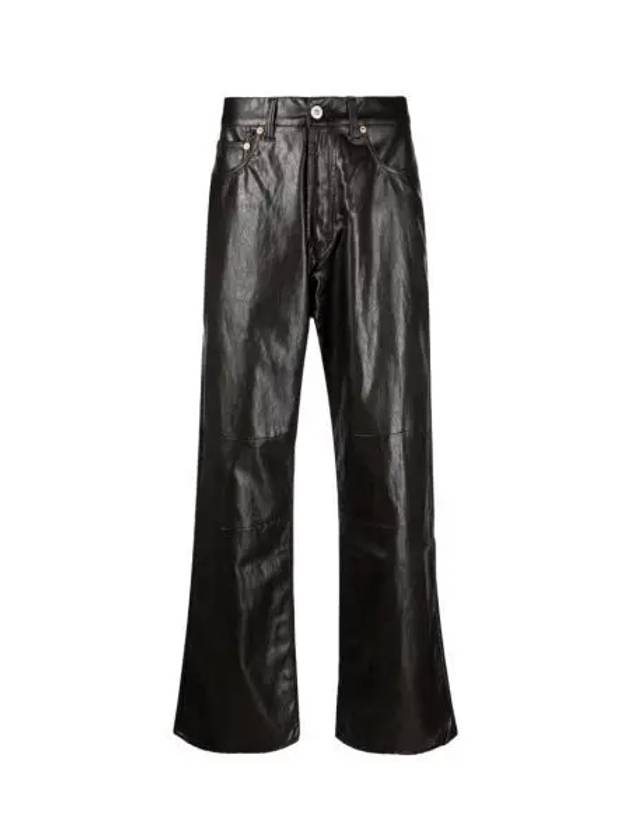 아워레가시 익스텐디드 써드컷 페이크 레더 블랙 브라운 Our Legacy Extended Third Cut Fake Leather Black Brown