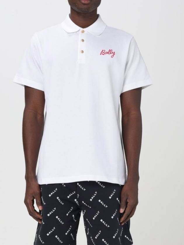 발리 BALLY 로고 embroidered 폴로 티셔츠