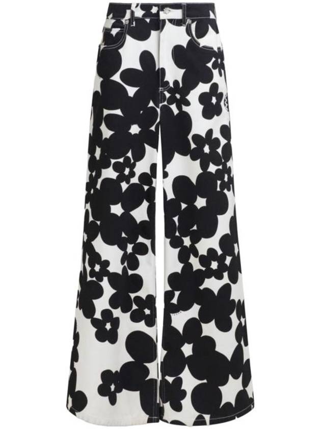 25SS 마르니 스트레이트 팬츠 PAMA0514S0UTC462 DIN99 BLACK