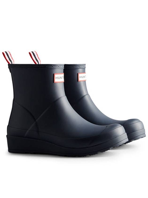 헌터 여성 플레이 숏 레인 부츠 Valtameri Blue