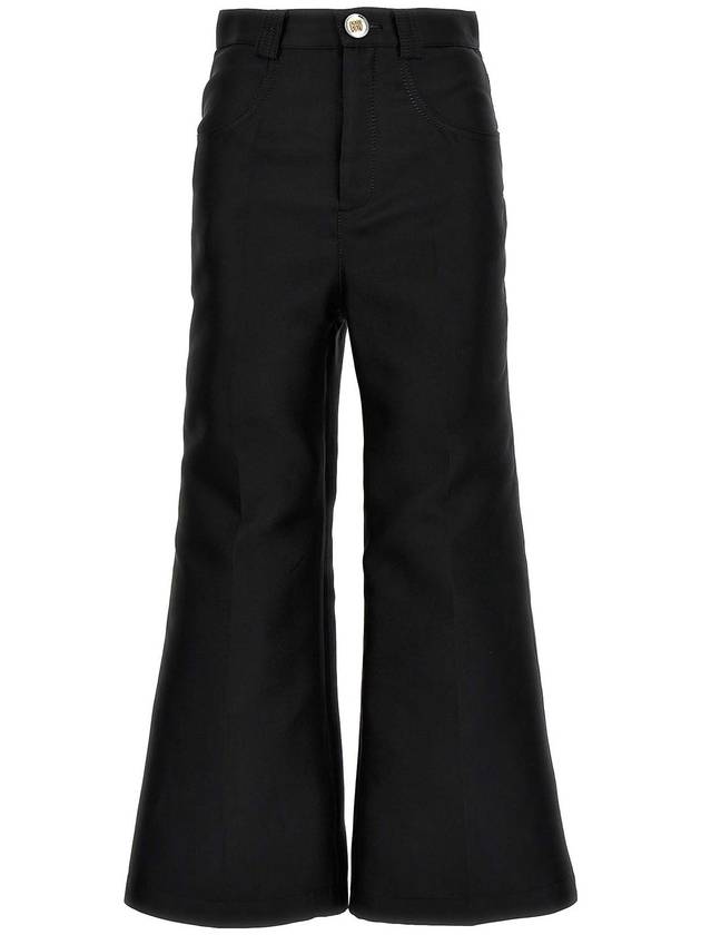 Giambattista Valli Cropped silk blend pants