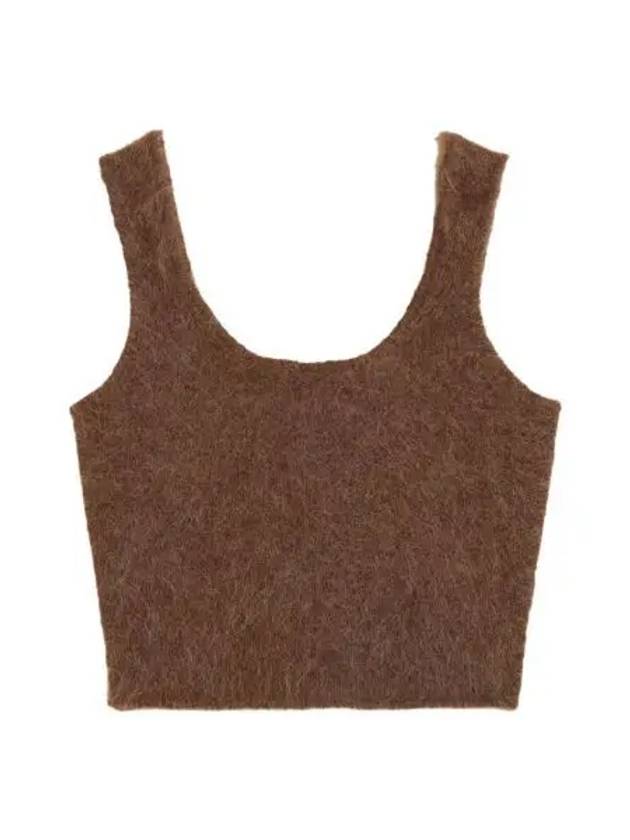 홀츠베일러 우먼 퓨어 플러피 탑 다크 브라운 24FW Holzweiler Women Fure Fluffy Top Dark Brown 24FW