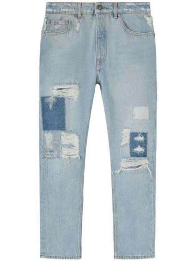 24SS 팜앤젤스 데님 스트레이트 팬츠 PMYA039S24DE N001 4003 BLUE