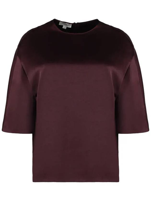 빈스 새틴 반팔 상의 V073413060_600BLR