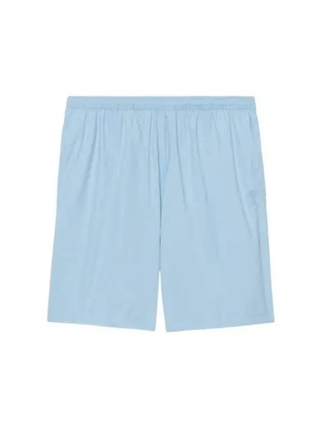 아미 하트 로고 스윔 쇼츠 스카이 블루 AMI de Coeur Swim Shorts Sky Blue
